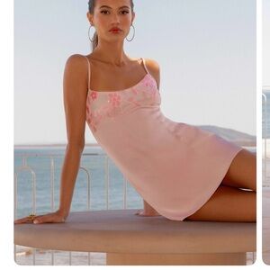 Peppermayo Blush Pink Floral Chemise